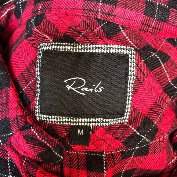 RAILS Hunter Plaid Button Down Shirt Size M - Picture 4 of 7